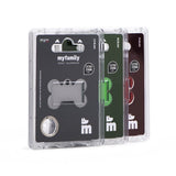 Basic Collection Big Bone Black in Aluminum ID Tag