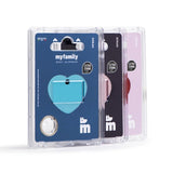 Basic Collection Big Heart Red in Aluminum ID Tag