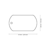 Basic Collection Big Military ID Tag