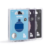 Basic Collection Big Round Light Blue in Aluminum ID Tag
