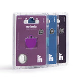 Basic Collection Small Heart Red in Aluminum ID Tag