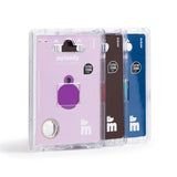 Basic Collection Small Round Light Blue in Aluminum ID Tag