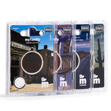 Big Circle Bronx Tucson Red Leather ID Tag