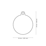 Big Circle "The Boss" Rhombus ID Tag
