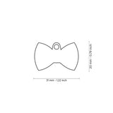 Red Bowtie ID Tag