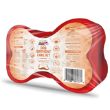 Puppy Cake Dog Birthday Cake Kit- Pumpkin Cake Mix, Icing Mix, and One Candle