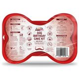 Puppy Cake Dog Birthday Cake Kit- Red Velvet Cake Mix, Icing Mix, and One Candle