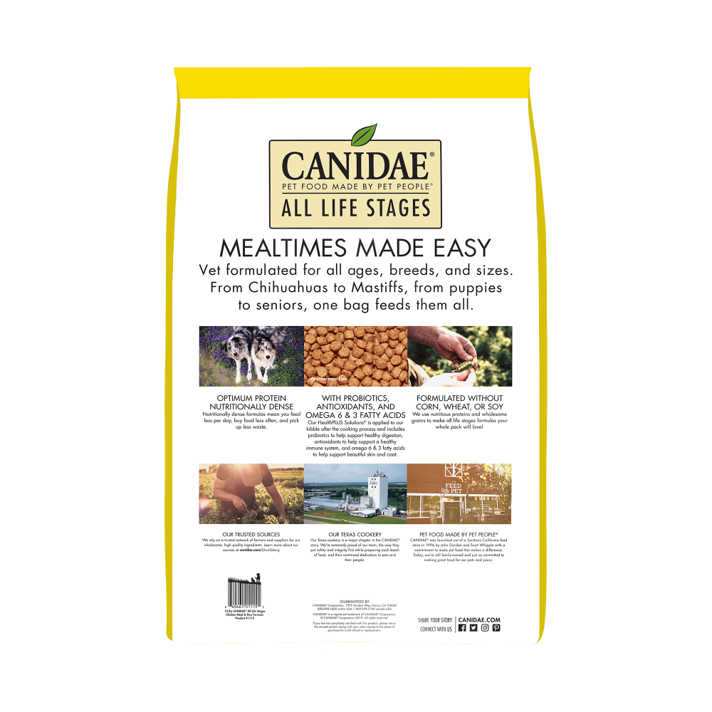 Canidae chicken outlet meal and rice