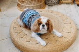 Chilly Dog -LIGHT BLUE FAIRISLE DOG SWEATER