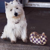 Chewy Vuiton Paris Purse Dog Toy