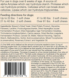 NaturVet Digestive Enzymes Plus Probiotic Soft Chews for Dogs