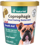 NaturVet Coprophagia Deterrent Plus Breath Aid Dog Soft Chews