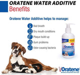 Oratene Enzymatic Brushless Oral Care Dog & Cat Dental Water Additive 4oz