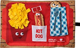 Outward Hound Nina Ottosson Activity Matz Fast Food Fun Game Plush Dog Puzzle Mat