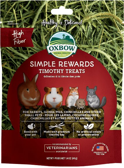 Oxbow Simple Rewards Timothy Small Animal Treats