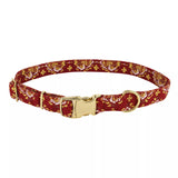 Accent Metallic Adjustable Dog Royal Burgundy Crowns