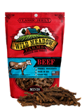 Wild Meadow Farms - Classic Beef Minis - USA Made Soft Jerky Training Treats for Dogs- 4oz