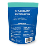 Lucy Pet Hip to Be Square Duck and Pumpkin Dog Treats 6oz.