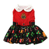 Gingerbread Holiday Dress w/ matching Leash