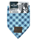Tall Tails - Plaid Blue Bandana