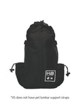 K9 Sport Sak Air Jet Black, Dog Backpack