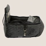 DOG CAR SEAT (DARK GREY) - SMALL