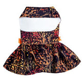 Doggie Design Fall Leaves Dog Dress With Leash