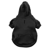 DOGGIE DESIGN Flex-Fit Dog Hoodie - Black
