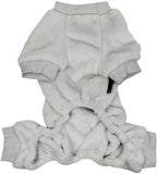 Parisian Pet Velour Dog Pajamas Grey