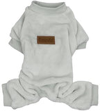 Parisian Pet Velour Dog Pajamas Grey