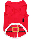 Parisian Pet Santa's Outfit Dog Tank Red