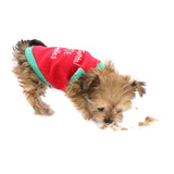 Parisian Pet Sorry Santa Holiday Dog Tank Red