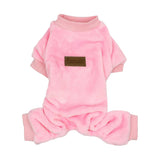 Parisian Pet Velour Dog Pajamas Blush Pink