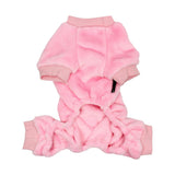 Parisian Pet Velour Dog Pajamas Blush Pink