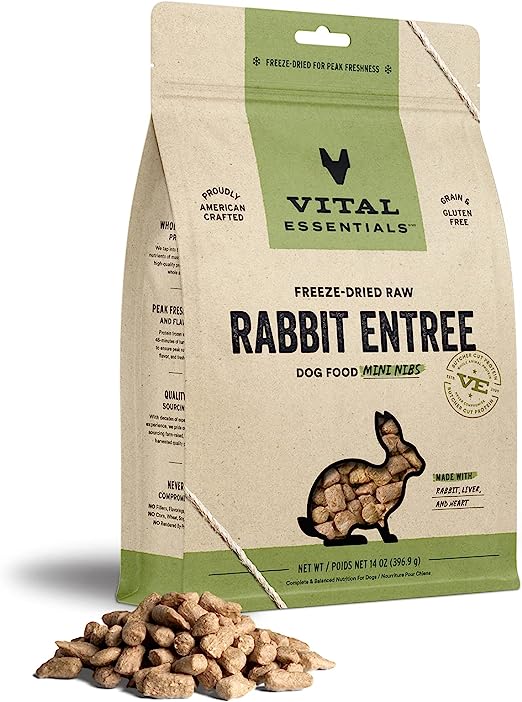 Vital Essentials - Freeze Dried Rabbit Nibs Entree