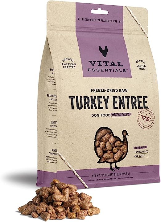 Vital Essentials - Freeze Dried Turkey Nib Entree