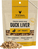 Vital Essentials Freeze-Dried Duck Liver Cat Treats 0.9OZ