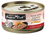 Fussie Cat Premium Tuna with Salmon Formula in Aspic Canned Food