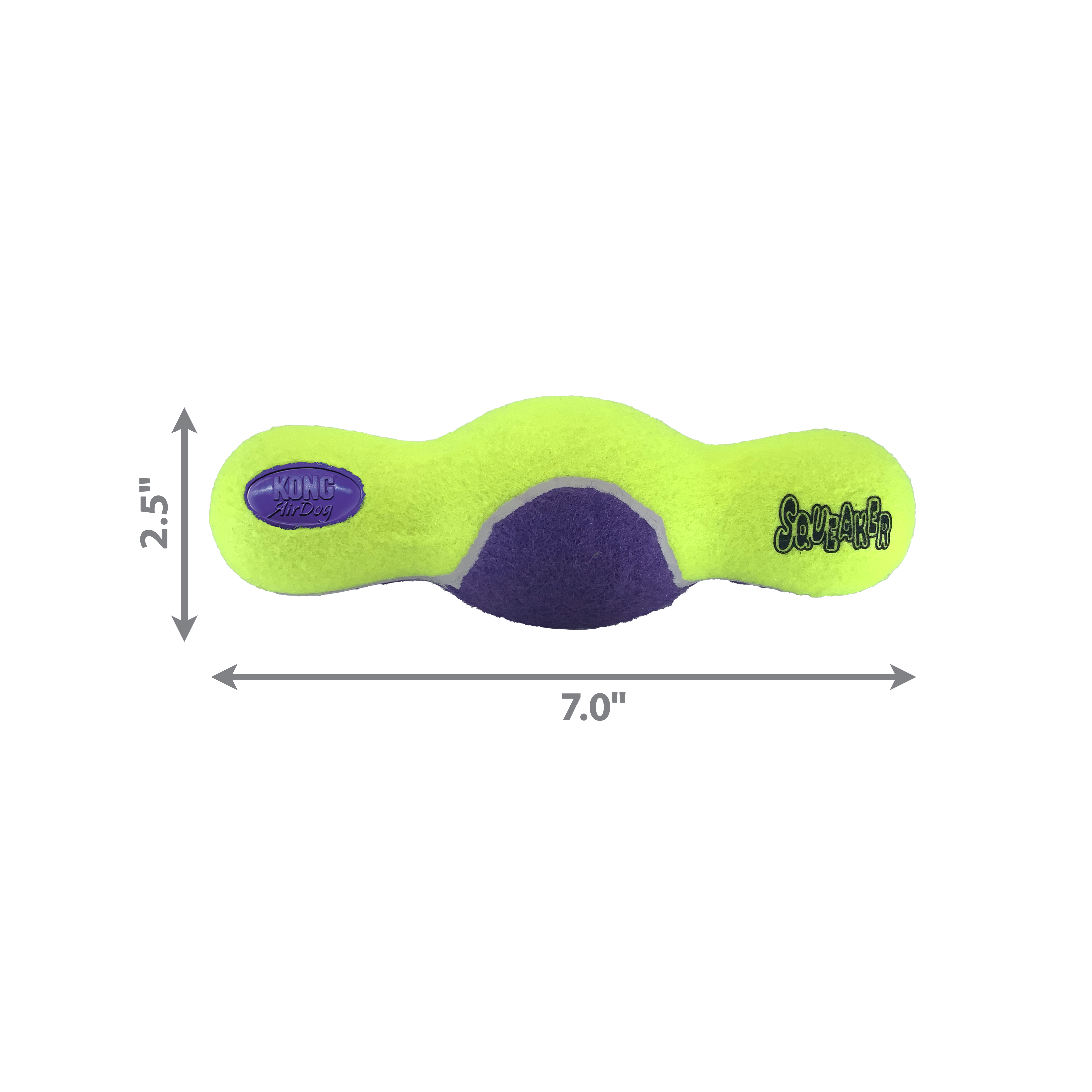 KONG AIRDOG SQUEAKER ROLLER MED/LARGE