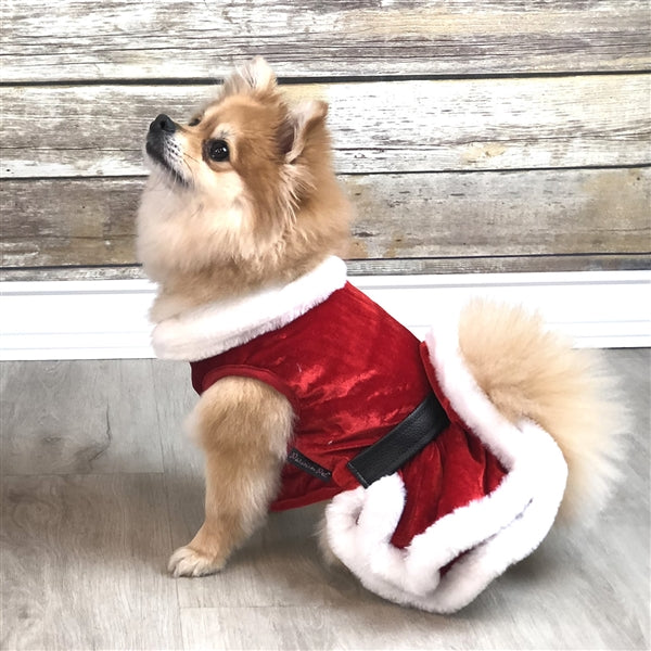 dog dress winter Mrs. Claus – Pet Empire and Supplies HAiming Plus Size Midi event:Work The waterproof material is Size:EU 134-140 / US 8-9Y