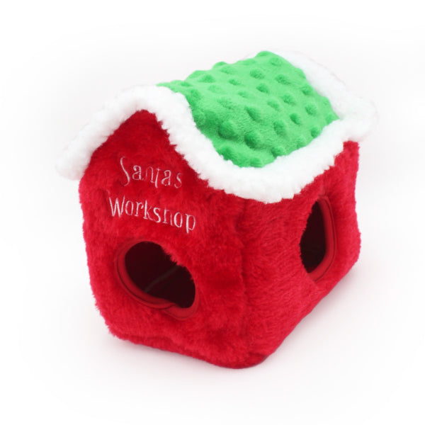 ZippyPaws Holiday Burrow Santas Workshop