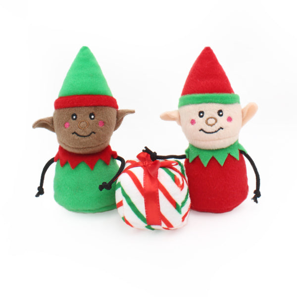 ZippyPaws Holiday Burrow Santas Workshop