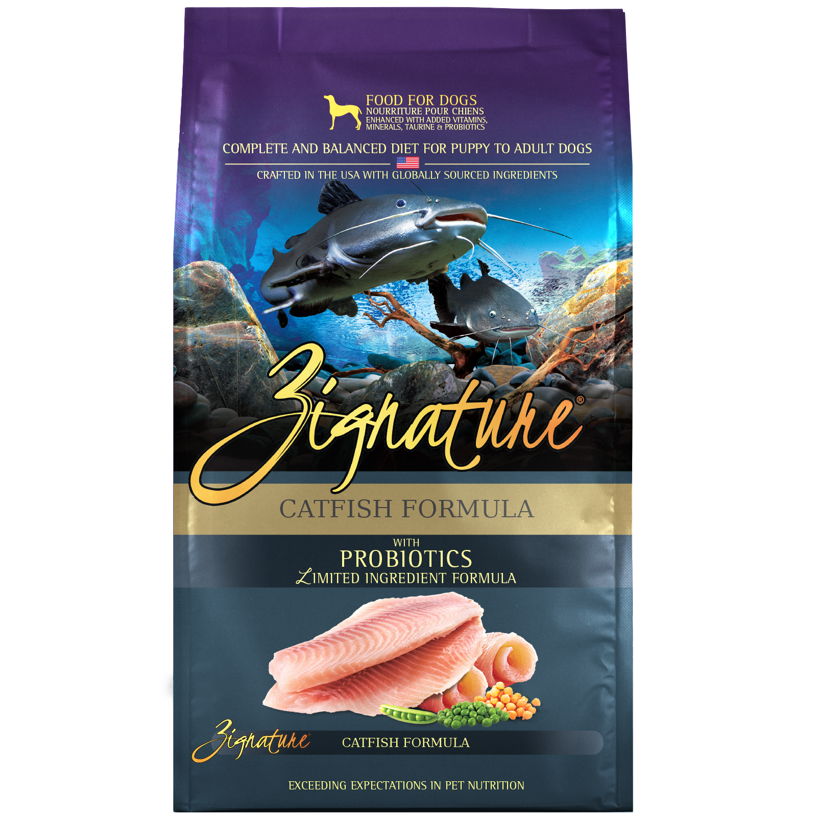 Zignature Limited Ingredient Diet Grain Free Catfish Recipe Dry Dog Food