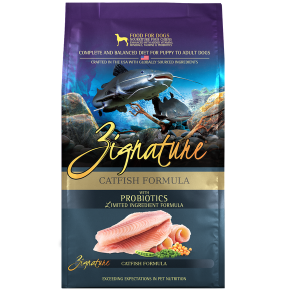 Zignature Limited Ingredient Diet Grain Free Catfish Recipe Dry Dog Food