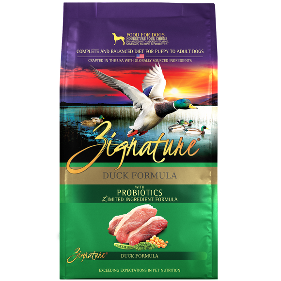 Zignature Limited Ingredient Diet Grain Free Duck Recipe Dry Dog Food