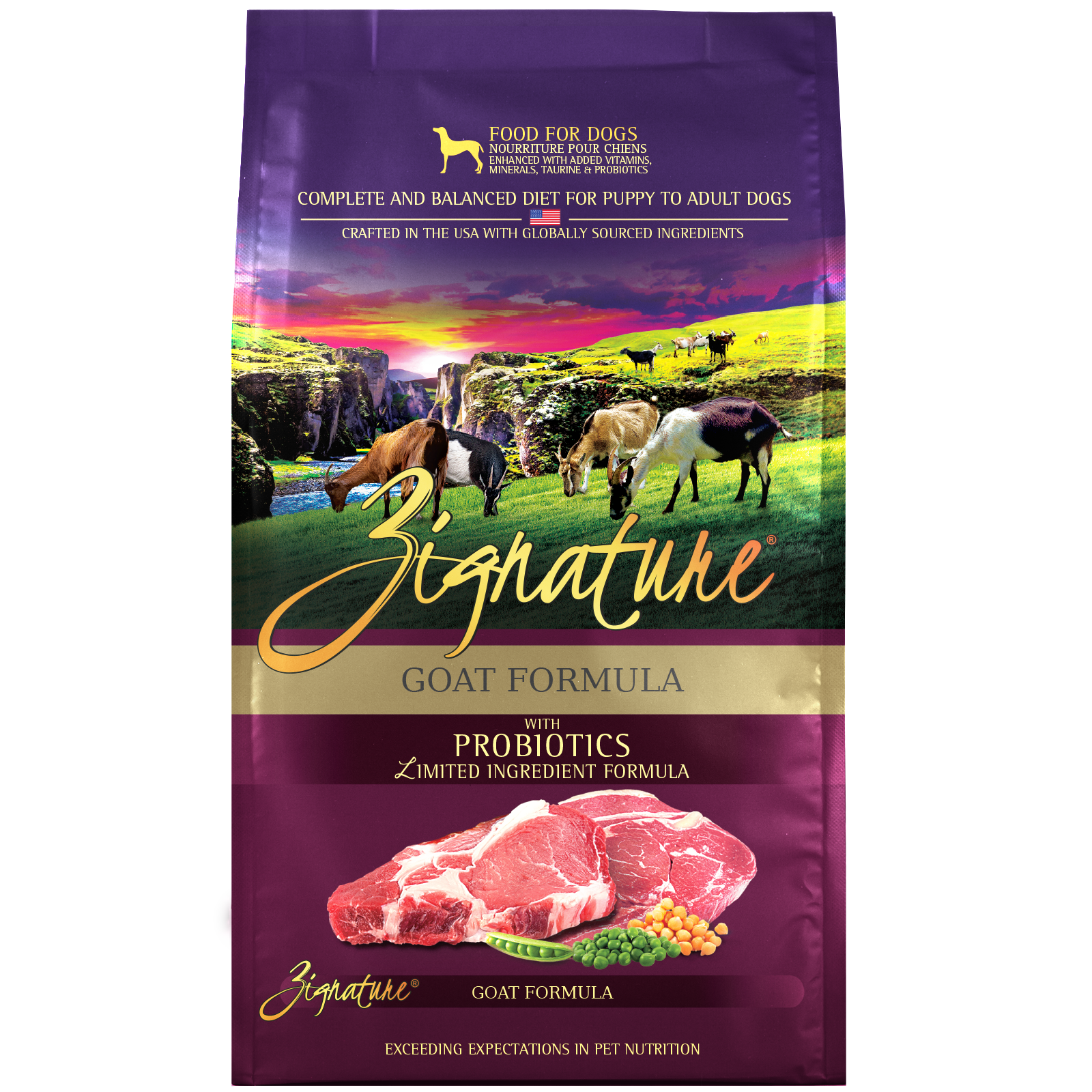 Zignature Limited Ingredient Diet Grain Free Goat Recipe Dry Dog Food
