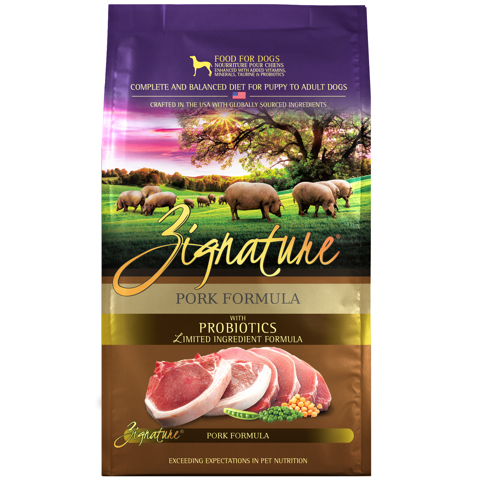 Zignature Limited Ingredient Formula Grain Free Pork Dry Dog Food
