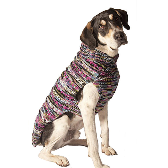 Chilly Dog Purple Woodstock Dog Sweater