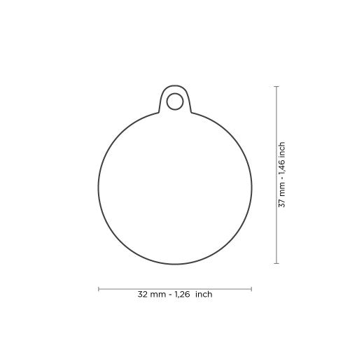 Big Circle The Anchor ID Tag