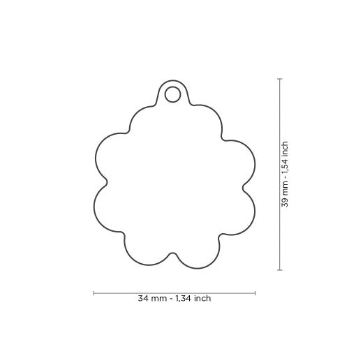Big Daisy ID Tag